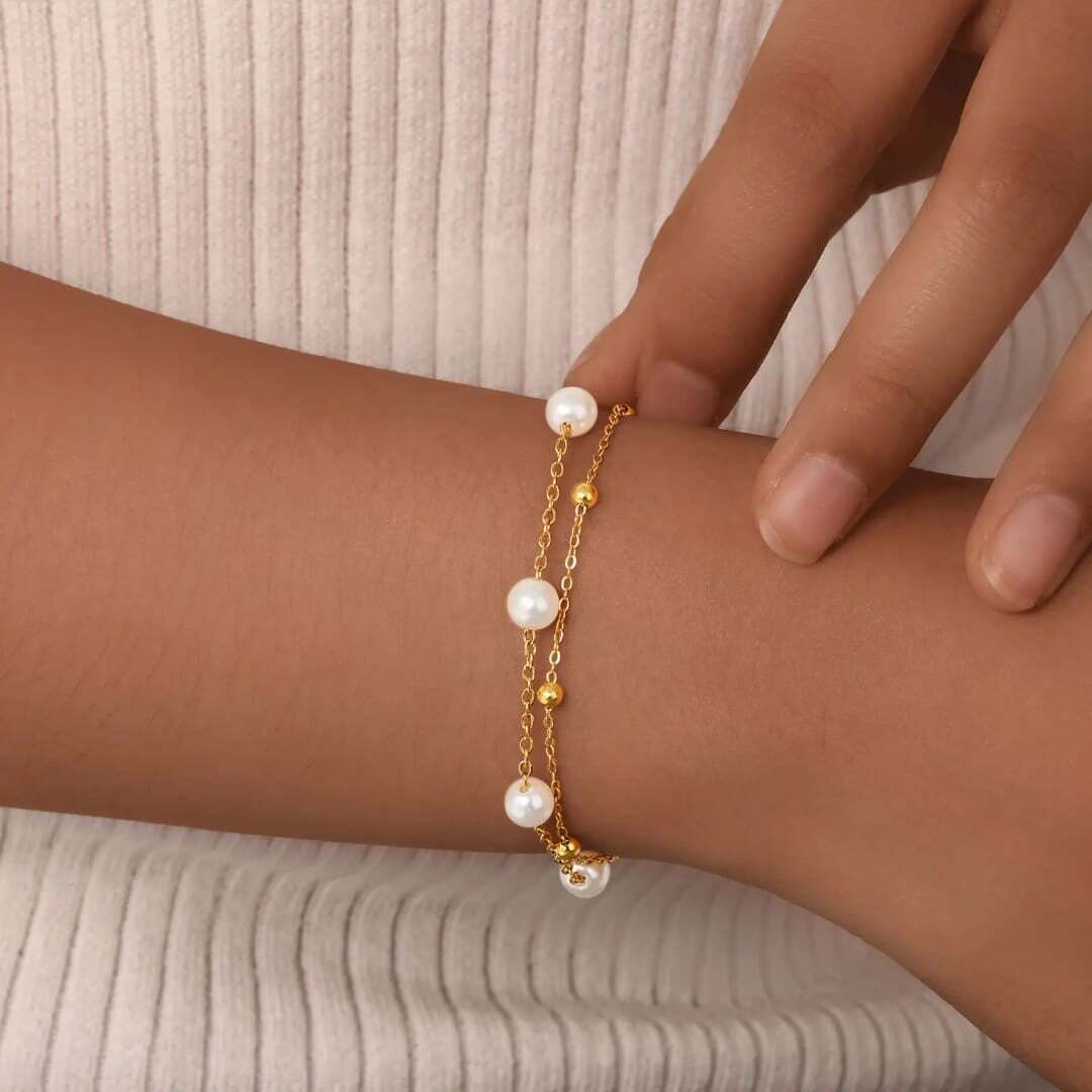 Elegant Multi-Layer Beads Bracelet - Image 1