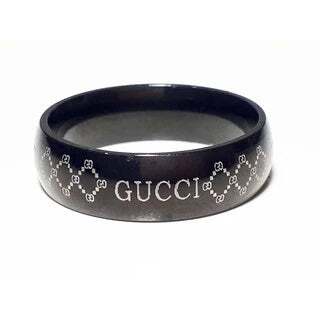 Black Titanium Gucci Ring