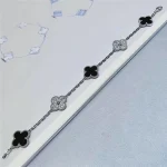 Vancleef Multi-Stone Dual Tone Bracelet - Image 2