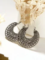 Classic Silver Earrings - Image 2
